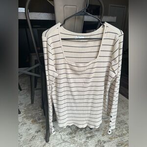 Striped 24/7 shirt Maurices size Large